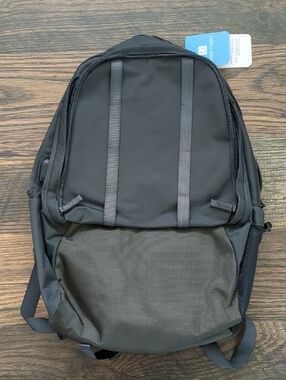 Mens Black Gray Laptop Travel Backpack by Inspira, NEW, nwt